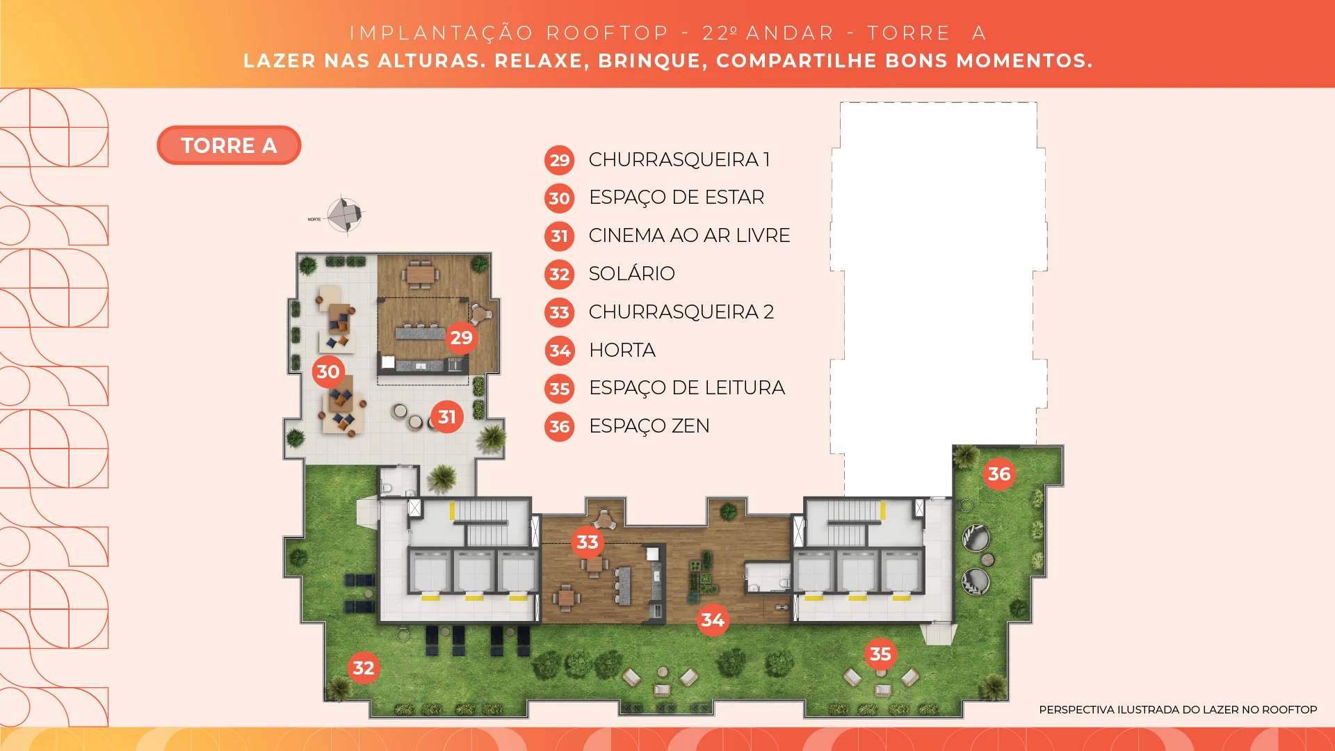 Implantação do rooftop — Novvo Santa Marina