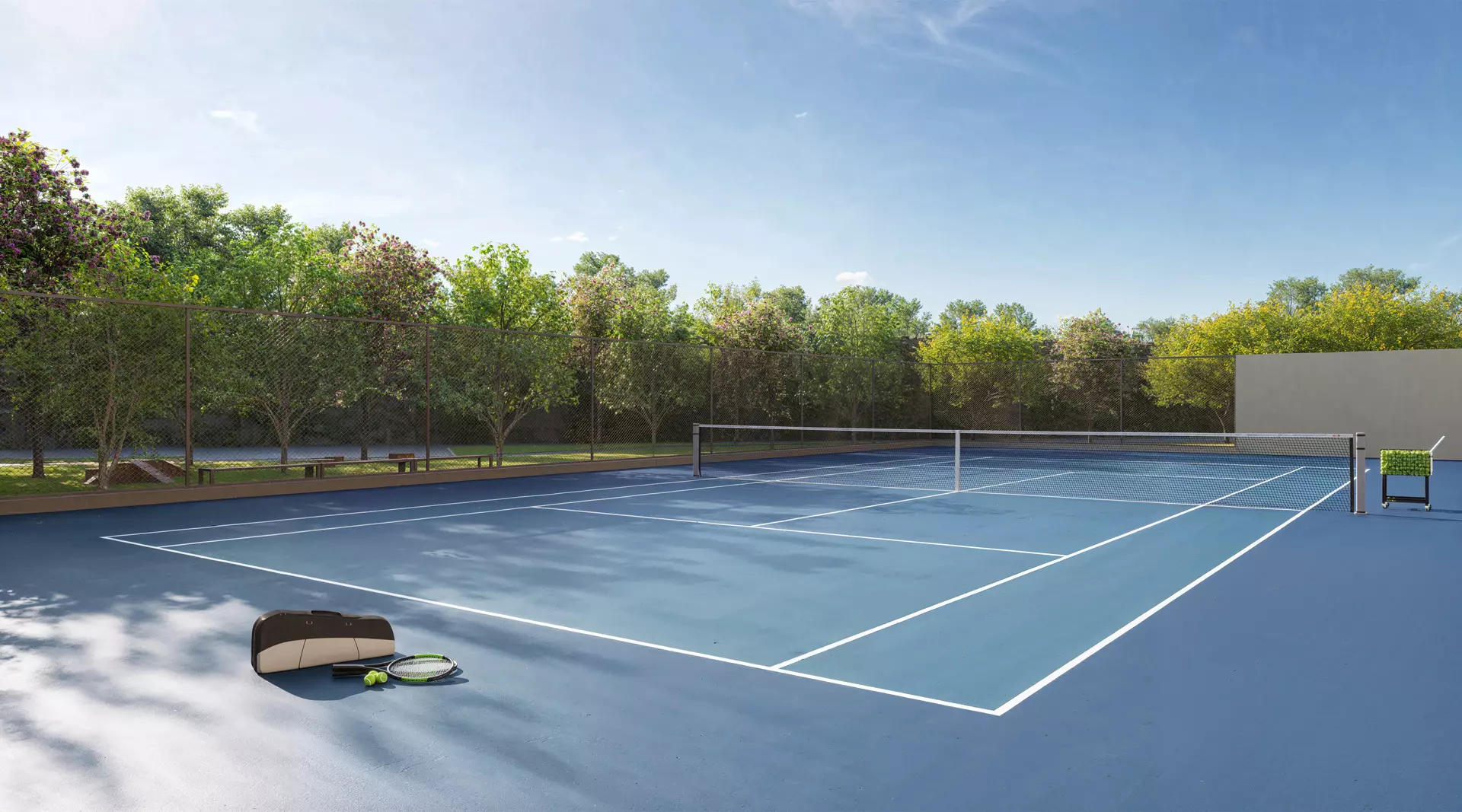 Quadra de Tênis do Jardim da Hípica