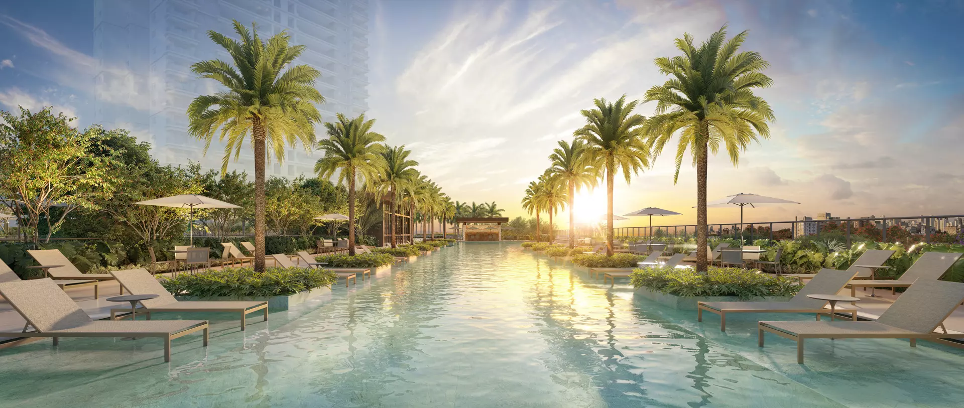 Piscina de 60m do Jardim da Hípica