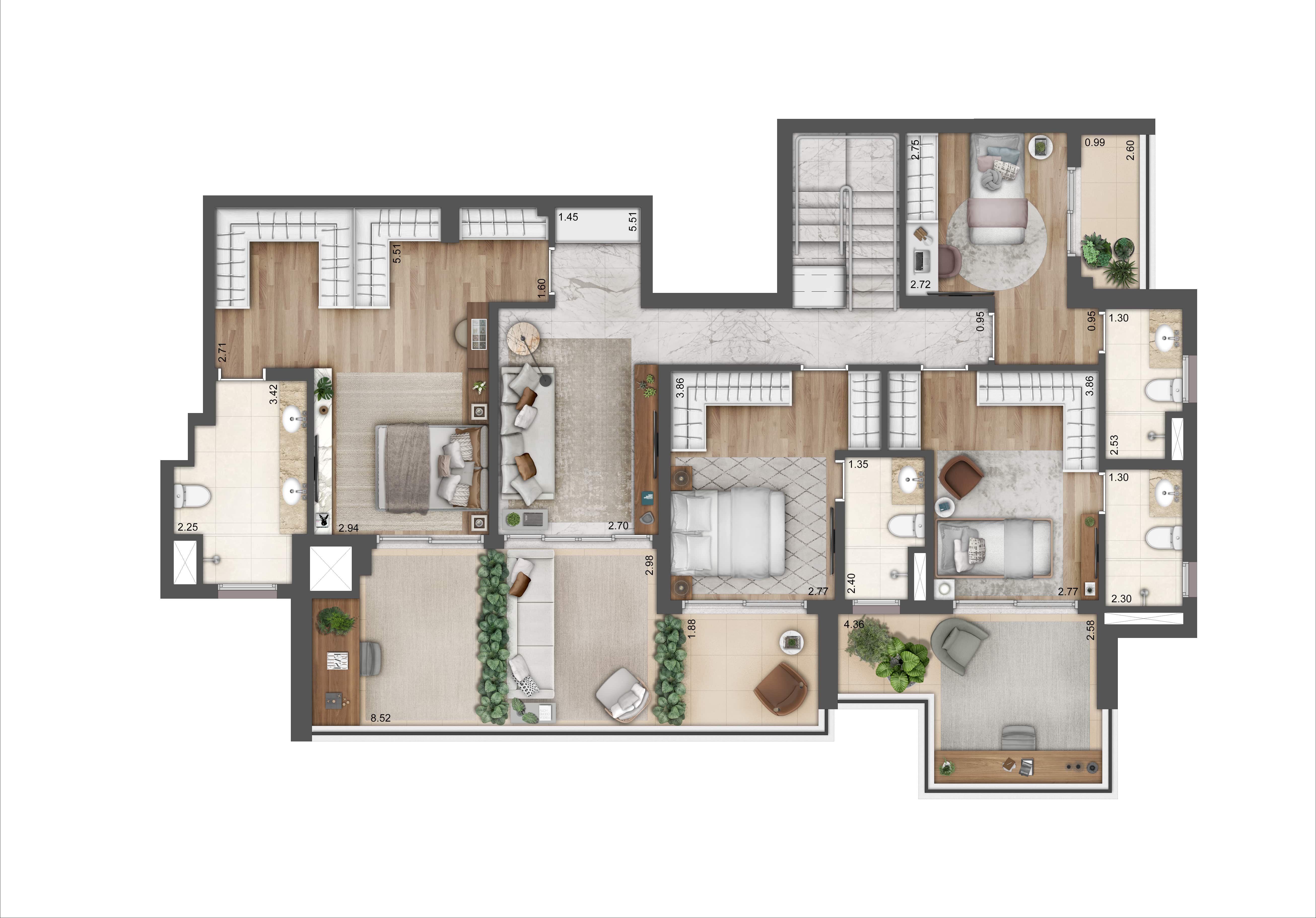 Planta duplex inf.