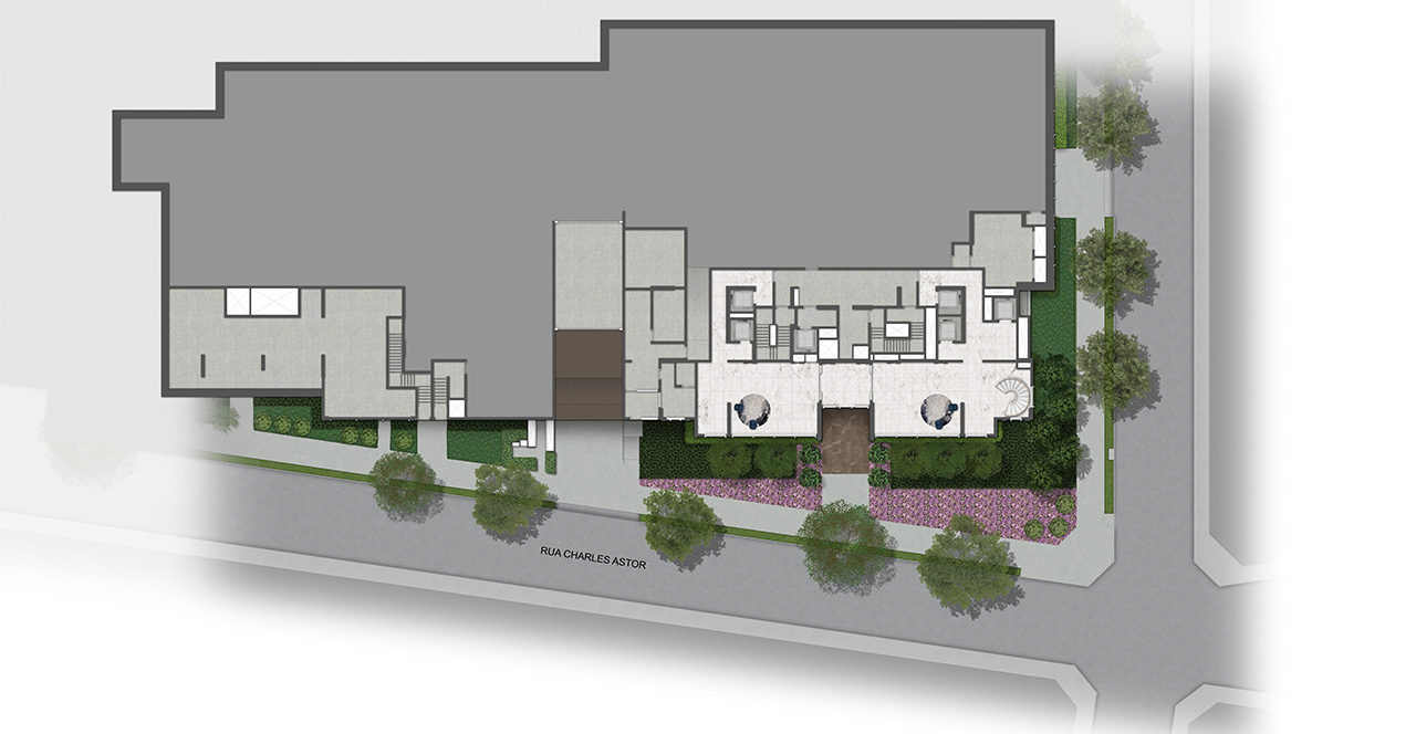 Imlantação térreo residencial