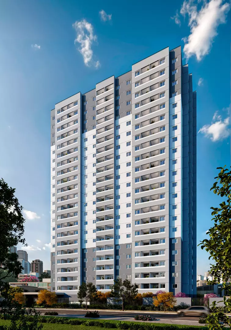 Fachada do Novvo Santa Marina, em Água Branca, Zona Oeste de São Paulo