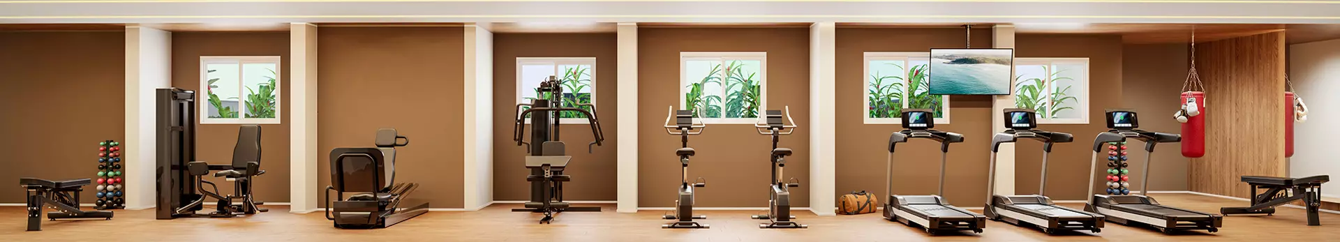 Perspectiva ilustrada do fitness — Novvo Vila Prudente