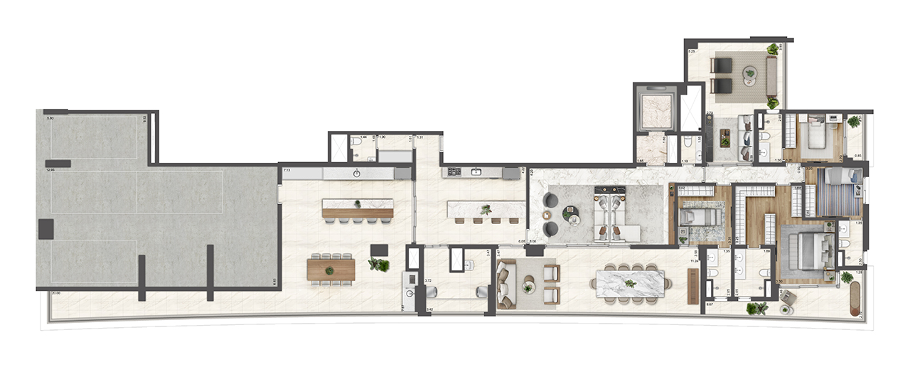 Planta penthouse